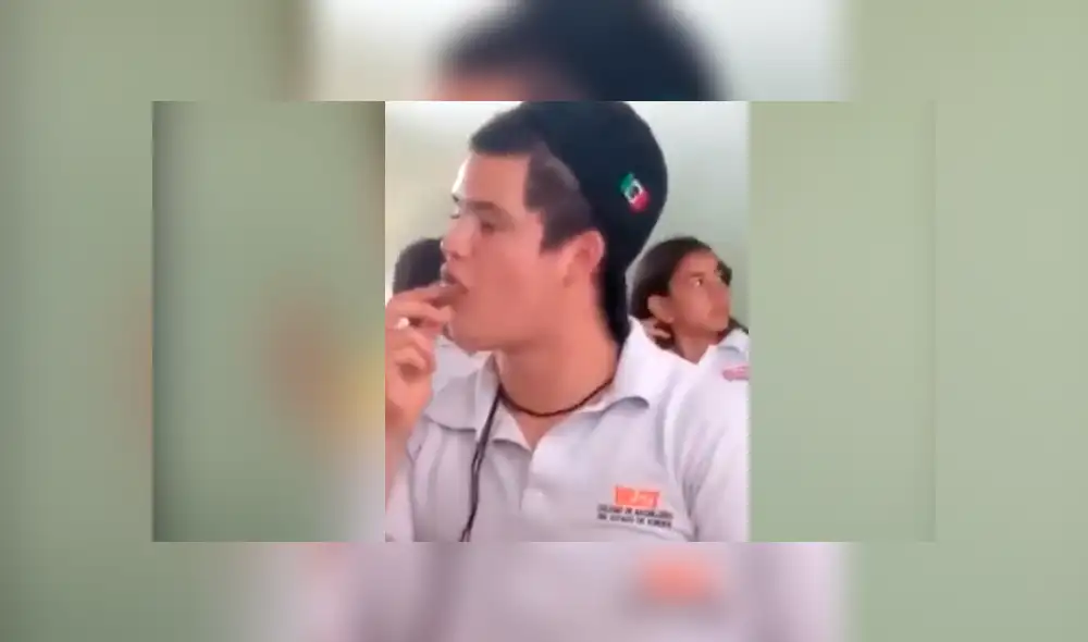 Facebook viral: alumno sorprende con truco que usa para vender golosinas en plena clase [VIDEO]