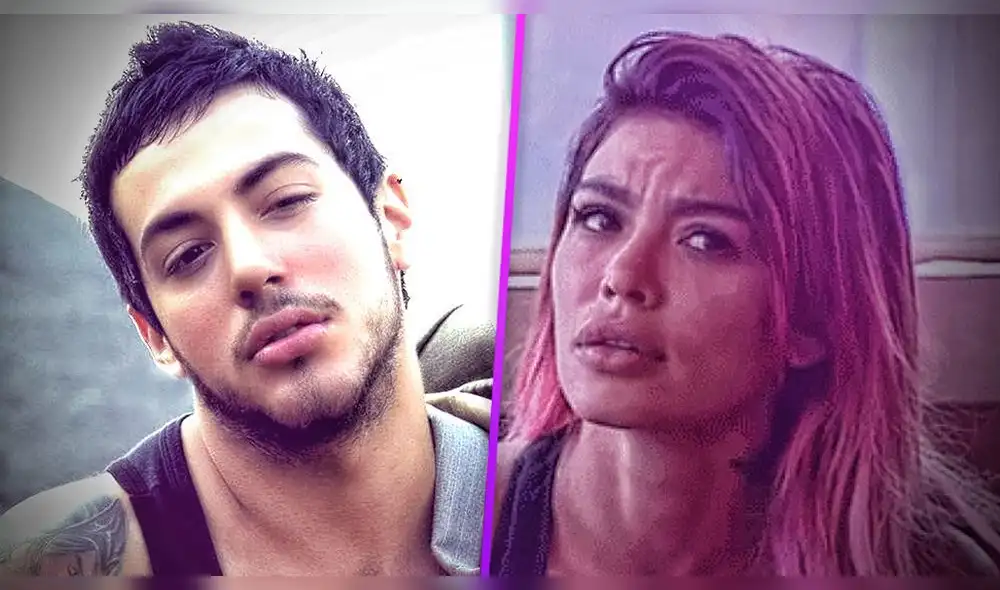 Angie Jibaja arremte contra Jean Paul Santa María. Foto: Composición