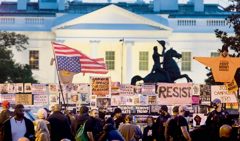 protestas casa blanca elecciones estados unidos foto efe protestas casa blanca elecciones estados unidos foto efe