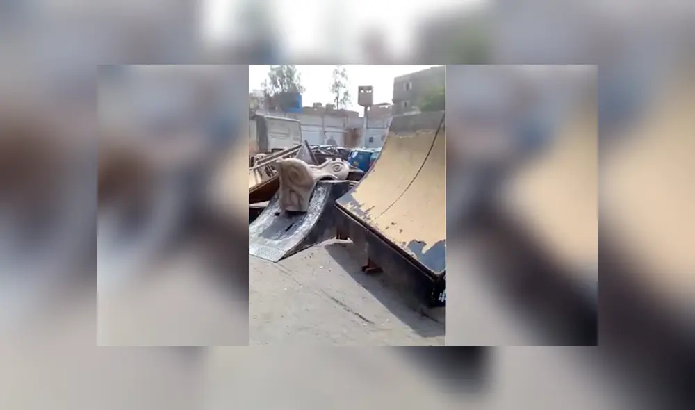  Comas: Denuncian que gestión del nuevo alcalde destruyó implementos de skatepark