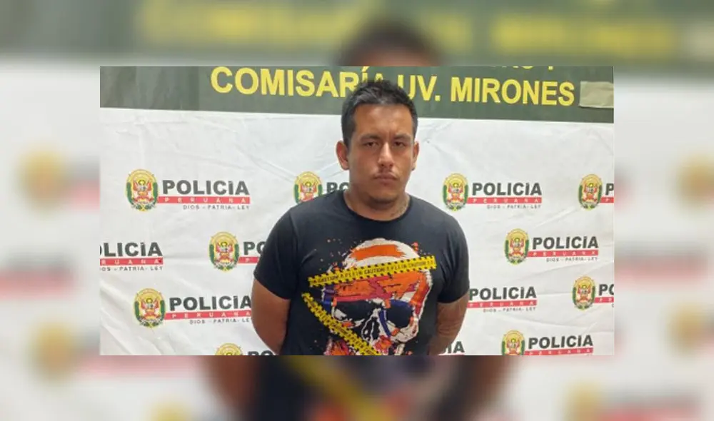 Hampón se defendió afirmando que a él solo lo contrataron para manejar el vehículo. (Foto: PNP) Hampón se defendió afirmando que a él solo lo contrataron para manejar el vehículo. (Foto: PNP)