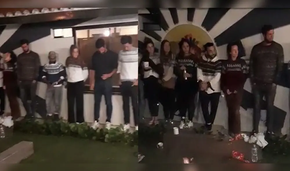 Detienen a 44 turistas libando licor en fiesta durante cuarentena en Cusco.