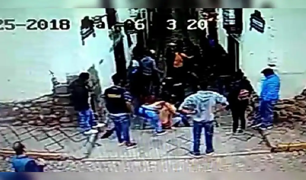 Cusco: Extranjeros desataron batalla campal en Centro Histórico