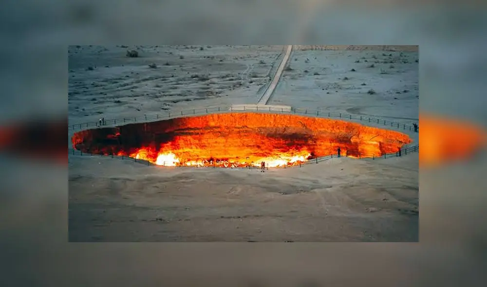El pozo de Darvaza: la ‘Puerta del infierno’ que no deja de arder [FOTOS y VIDEO] 