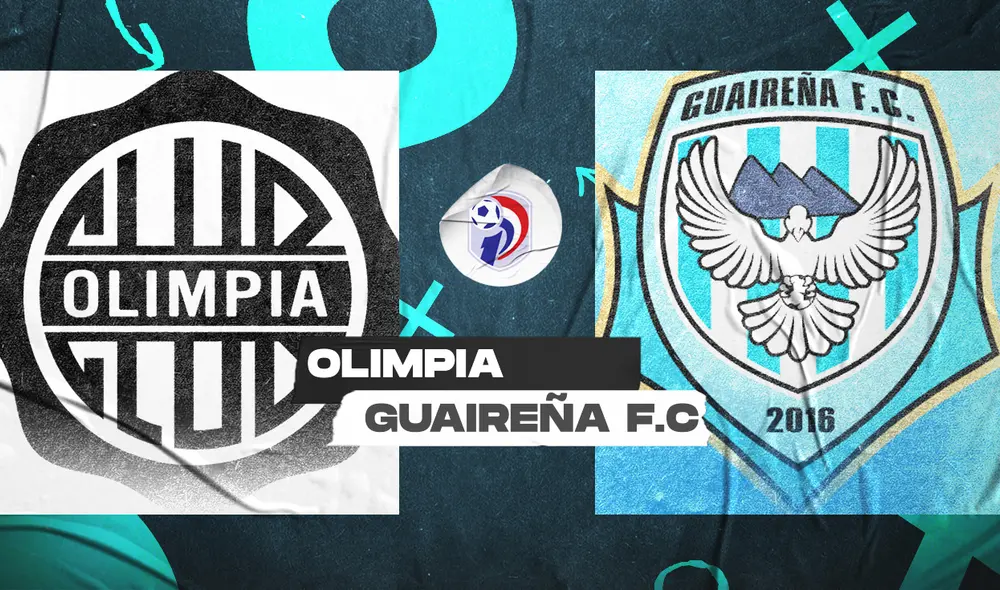 Olimpia vs Guaireña en la jornada 22 del Torneo Apertura de Paraguay. Composición GLR/Fabrizio Oviedo