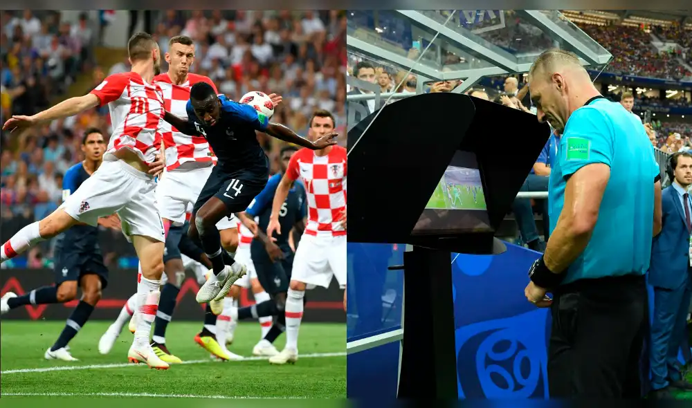 Francia vs Croacia: VAR otorgó penal a los galos tras mano de Perisic | VIDEO