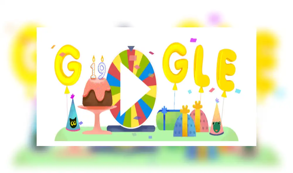 Ruleta de la fortuna del cumpleaños de Google: Buscador celebra 19 años con divertido doodle