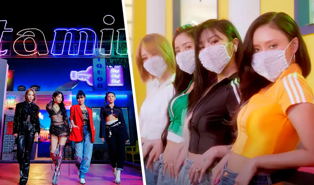 MAMAMOO muestra un estilo retro y grunge en fotos conceptuales de "Dingga". Foto: RBW MAMAMOO muestra un estilo retro y grunge en fotos conceptuales de "Dingga". Foto: RBW