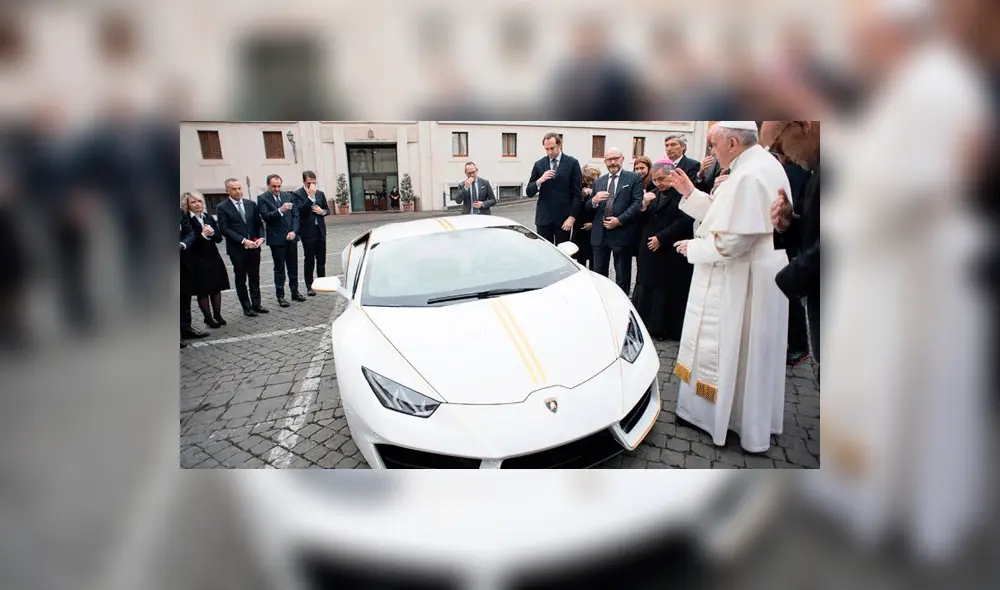 Papa Francisco recibe un Lamborghini de regalo y esto hará con el moderno auto [FOTOS]