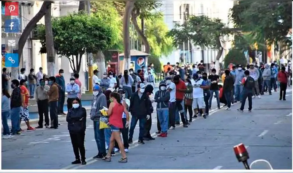 Los lambayecanos no cumplieron con el aislamiento ni distanciamiento social.