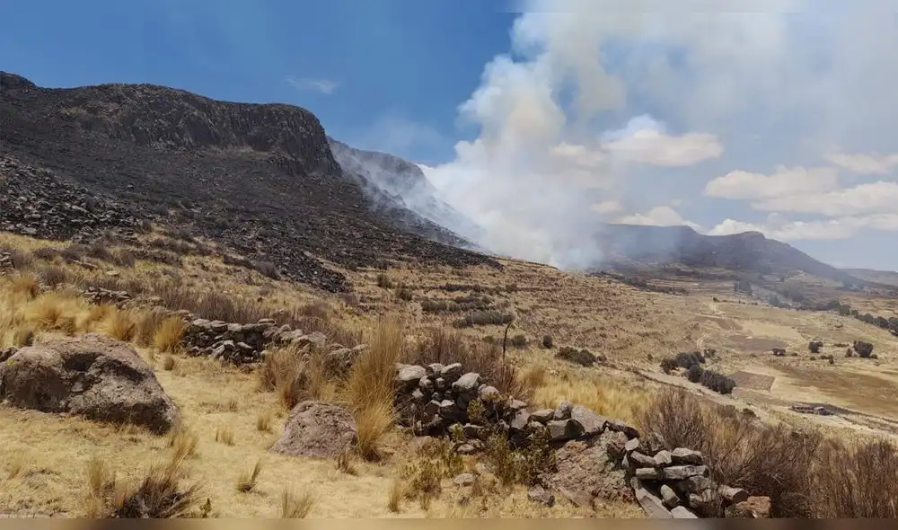 fuego. El inisetro se inició el pasado viernes en Cara Cara.