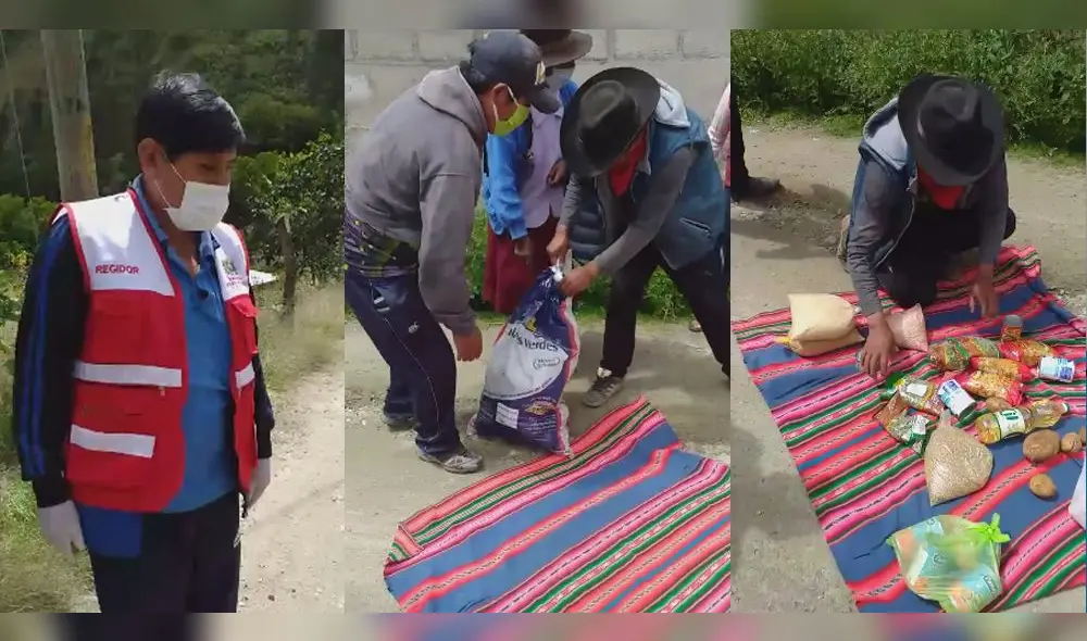 Según los beneficiarios, el costo por cada canasta no supera los 40 soles.