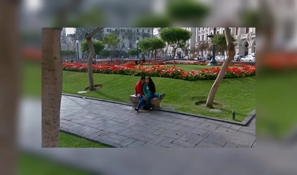 Google Maps: 'recorre' por Plaza San Martín y descubre a expareja en íntimo momento con su amante [FOTOS]