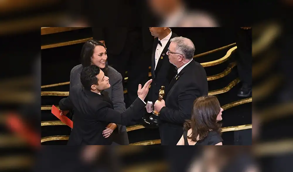 Rami Malek se resbaló tras ganar el Oscar por 'Bohemian Rhapsody' [VIDEO]