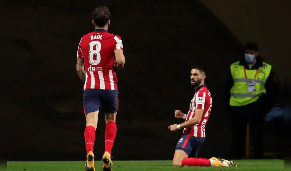 Yannick Carrasco fue el autor del único gol del partido. Foto: EFE/JuanJo Martín.