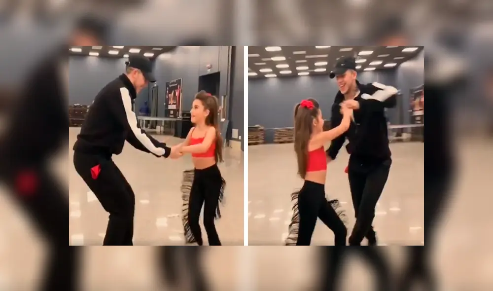 En Facebook, un padre con su hija demostró su talento en el baile y recibieron los elogios por sus movimientos.