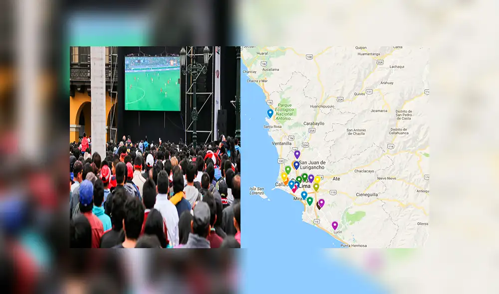 Google Maps: todos los lugares donde puedes ver el Perú vs. Nueva Zelanda en pantalla gigante