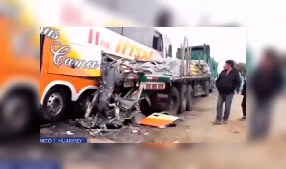 Huarmey: cuatro muertos y 20 heridos tras triple choque en Panamericana ...