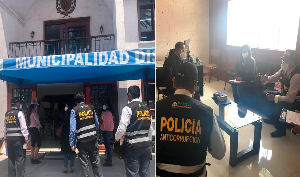 Personal de ambas entidades participó en diligencia. Foto: Policía. Personal de ambas entidades participó en diligencia. Foto: Policía.