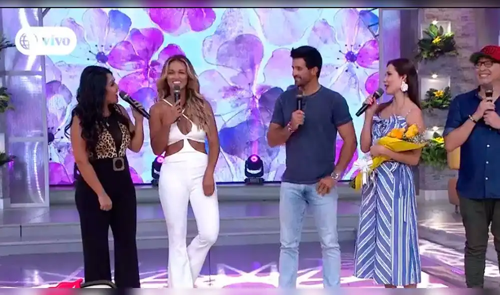 Stefano Peschiera confiesa sus sentimientos sobre Angie Arizaga en vivo [VIDEO]