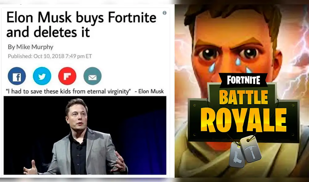 Elon Musk compró Fortnite y lo elimina según post viral en Twitter