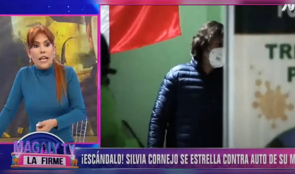 Silvia Cornejo y su reacción al ser consultada sobre choque al auto de su esposo Jean Paul Gabuteau