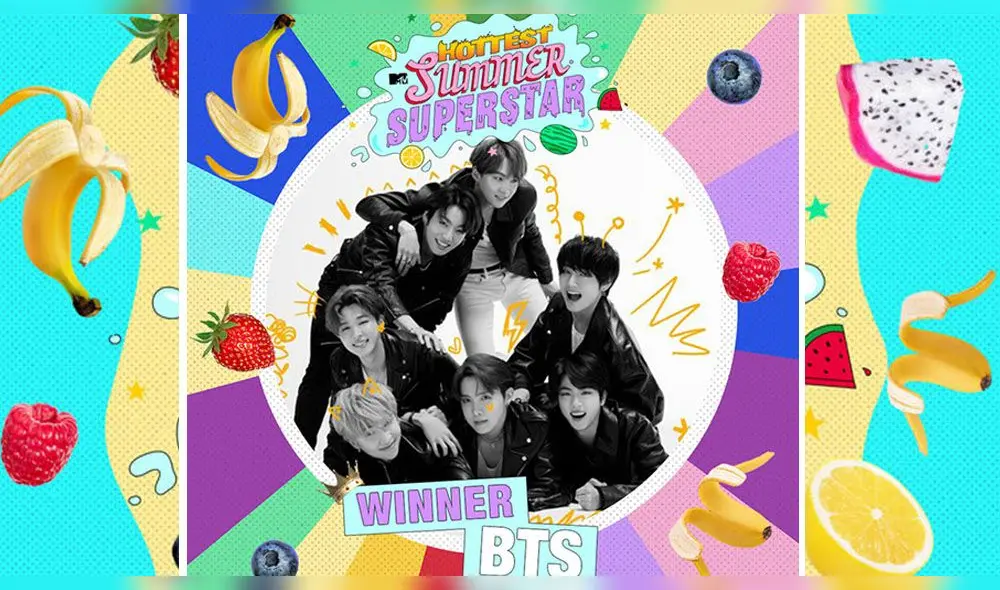 En el 2019 BTS obtuvo su primera victoria en los MTV Hottest Summer Superstar. Foto: MTV