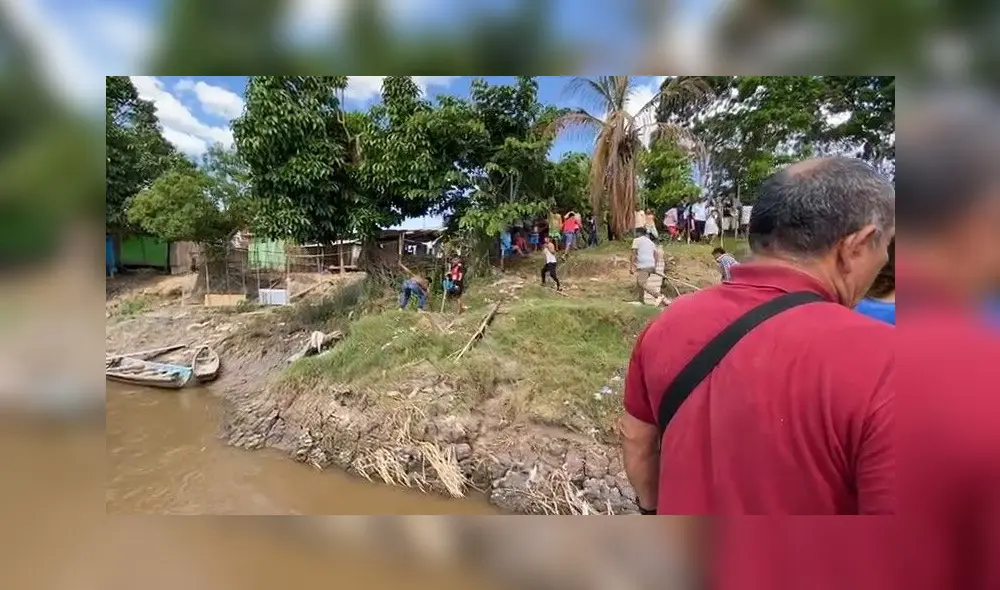 Esta tarde les permitieron un trasbordo en un lancha. Foto: captura/La República