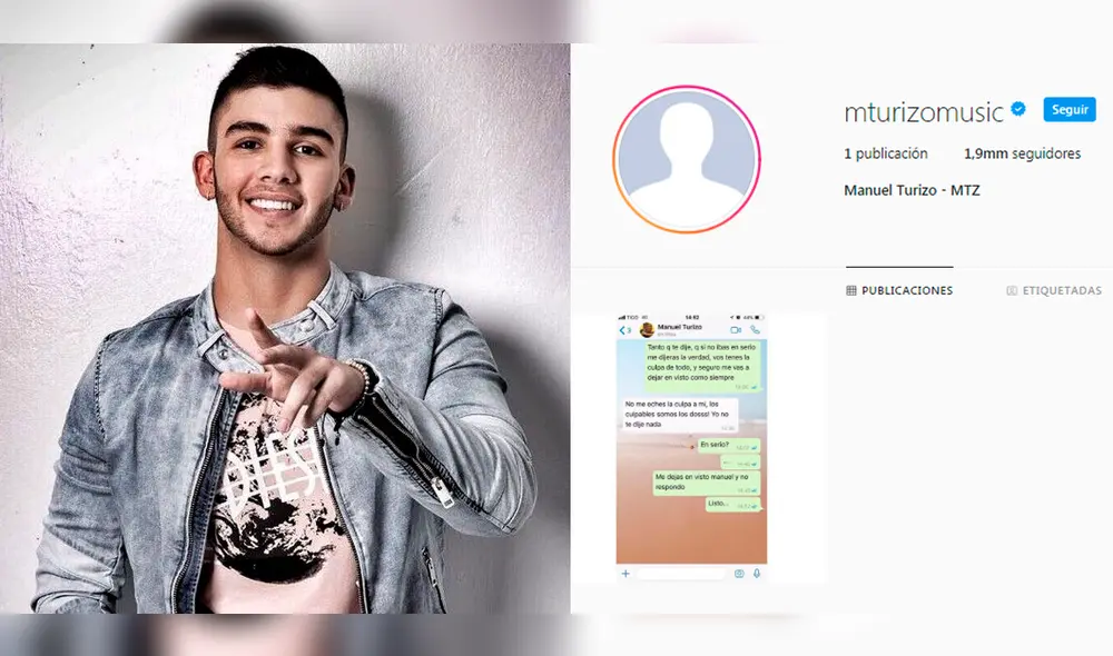¿Hackearon Instagram de Manuel Turizo por venganza? 