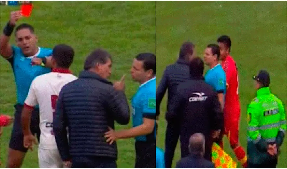 Franco Navarro se salió de sus casillas y arremetió contra el cuerpo arbitral del partido entre Sport Huancayo y UTC. | Foto: Gol Perú Franco Navarro se salió de sus casillas y arremetió contra el cuerpo arbitral del partido entre Sport Huancayo y UTC. | Foto: Gol Perú