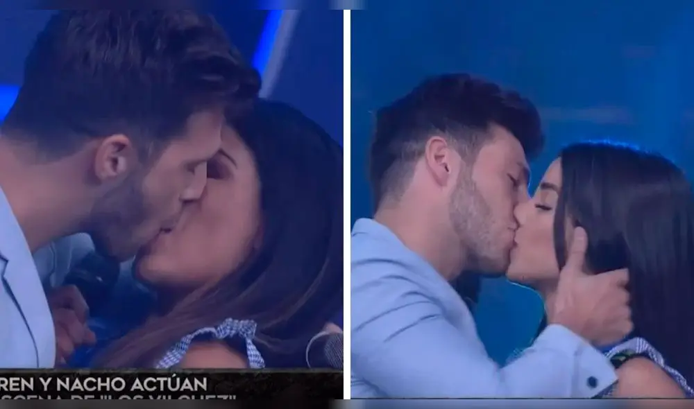 Las chicas reality no imaginaron que el actor les robaría un beso en pleno programa en vivo. Las chicas reality no imaginaron que el actor les robaría un beso en pleno programa en vivo.
