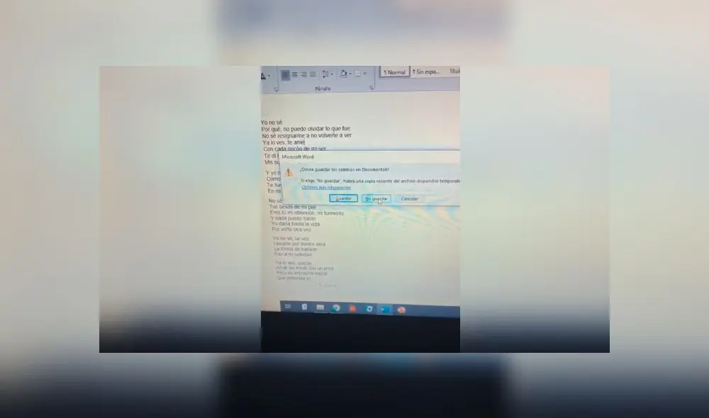 Desliza las imágenes para ver cómo funciona este truco que te servirá a recuperar un documento que no guardaste antes de cerrarlo. Foto: TikTok Desliza las imágenes para ver cómo funciona este truco que te servirá a recuperar un documento que no guardaste antes de cerrarlo. Foto: TikTok