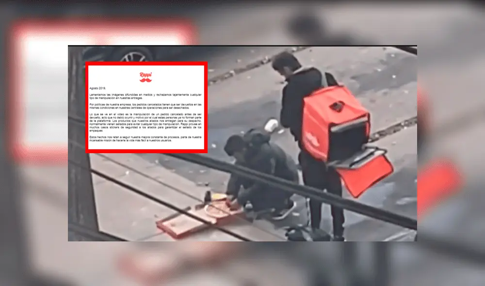 Rappi se pronuncia sobre caso de trabajadores que comieron pedido de cliente. Foto: composición Rappi se pronuncia sobre caso de trabajadores que comieron pedido de cliente. Foto: composición