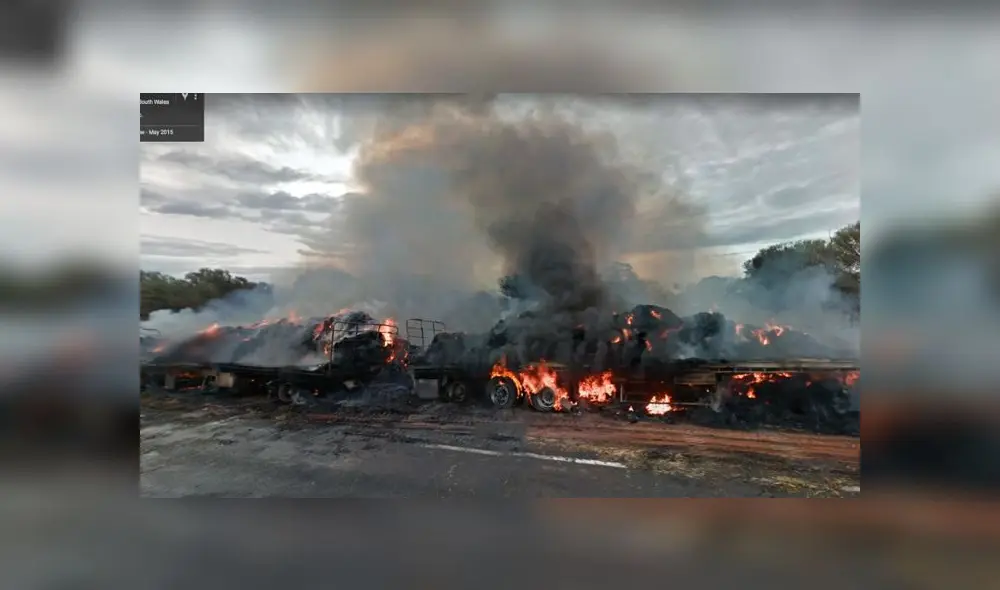 Desliza las imágenes para ver la trágica escena que se logró registrar en Australia. Foto: Google Maps Desliza las imágenes para ver la trágica escena que se logró registrar en Australia. Foto: Google Maps