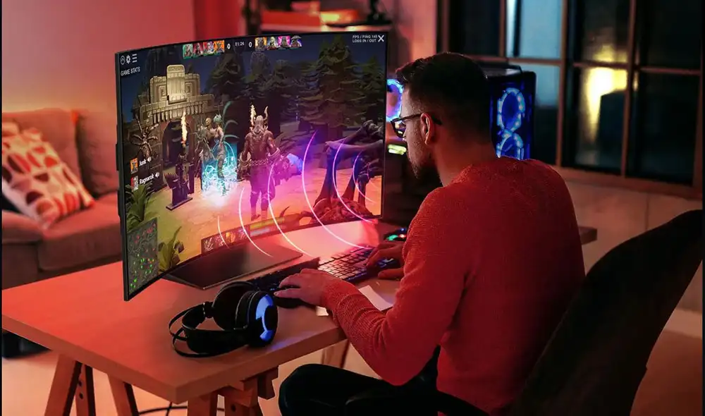 La modificación de la curvatura del LG OLED Flex se puede realizar a través del mando a distancia. Foto: LG