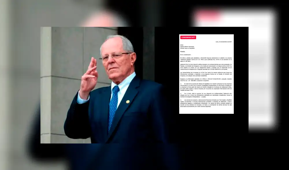 Esta es la carta que Odebrecht envió a La República por el caso PPK Esta es la carta que Odebrecht envió a La República por el caso PPK