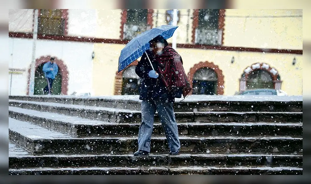 Senamhi aconseja abrigarse. Senamhi aconseja abrigarse.