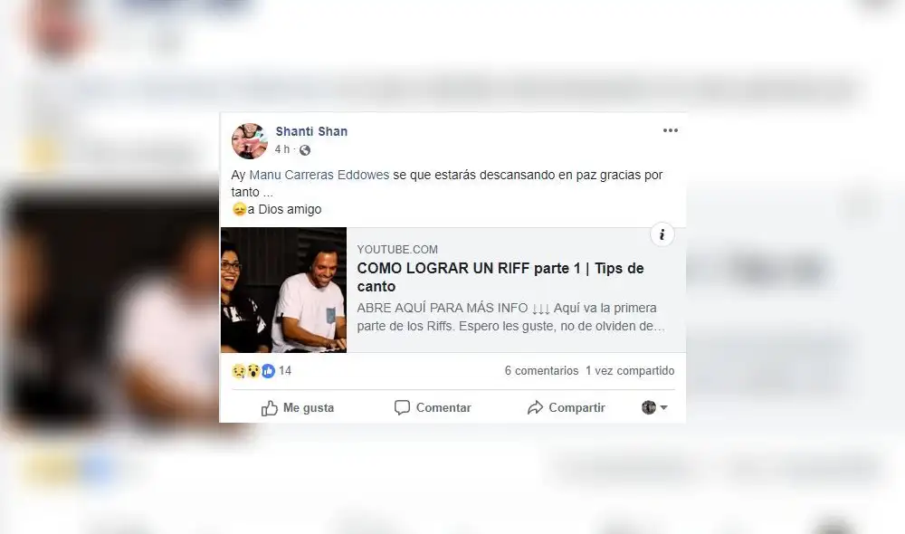 Murió Manu Carreras: fans dejan conmovedores mensajes al ex cantante de 'La Voz Perú' [VIDEO]
