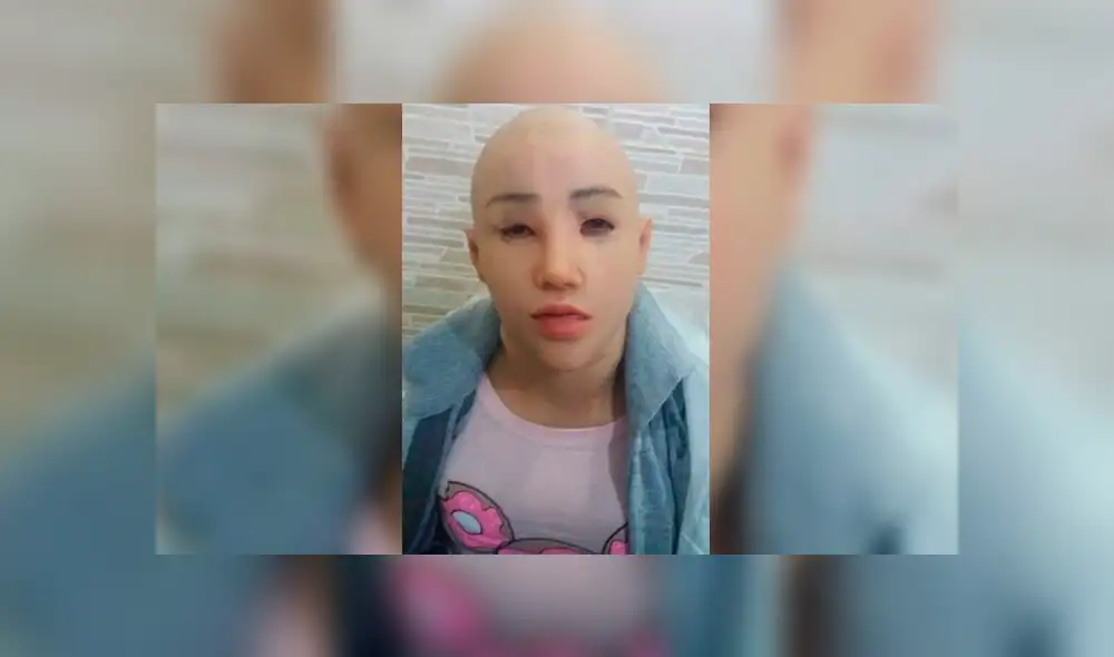 hombre disfrazado de mujer