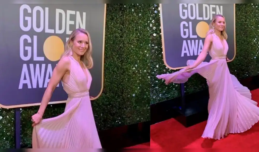 Kristen Bell y el escote más osado de los Globos de Oro 2019 [FOTOS]