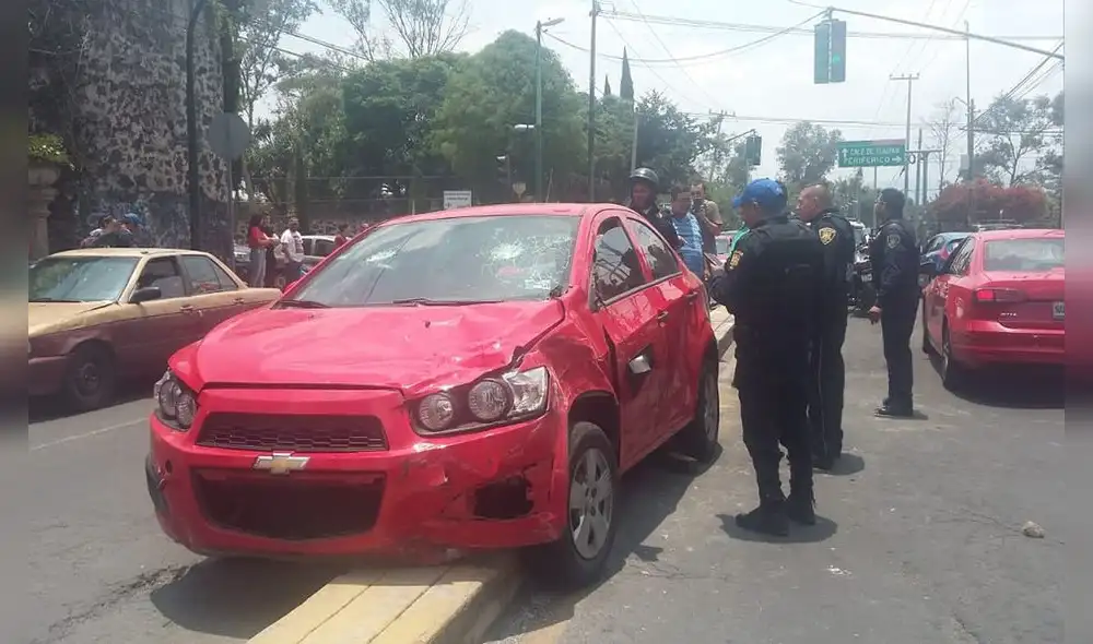 Atropellan a repartidor de Uber Eats Atropellan a repartidor de Uber Eats