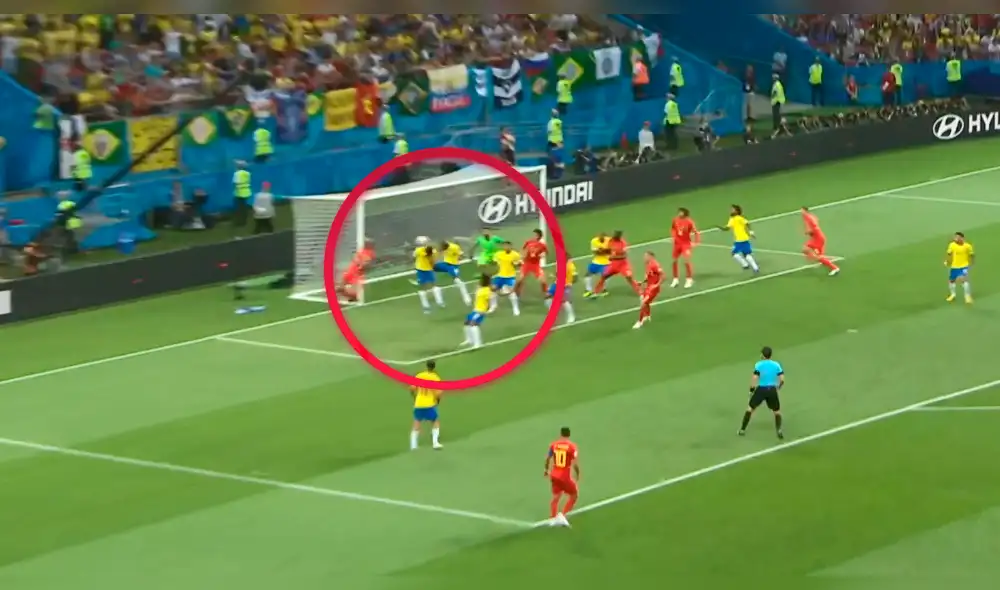 Brasil vs Bélgica: autogol de Fernandinho para el 0-1 [VIDEO] 