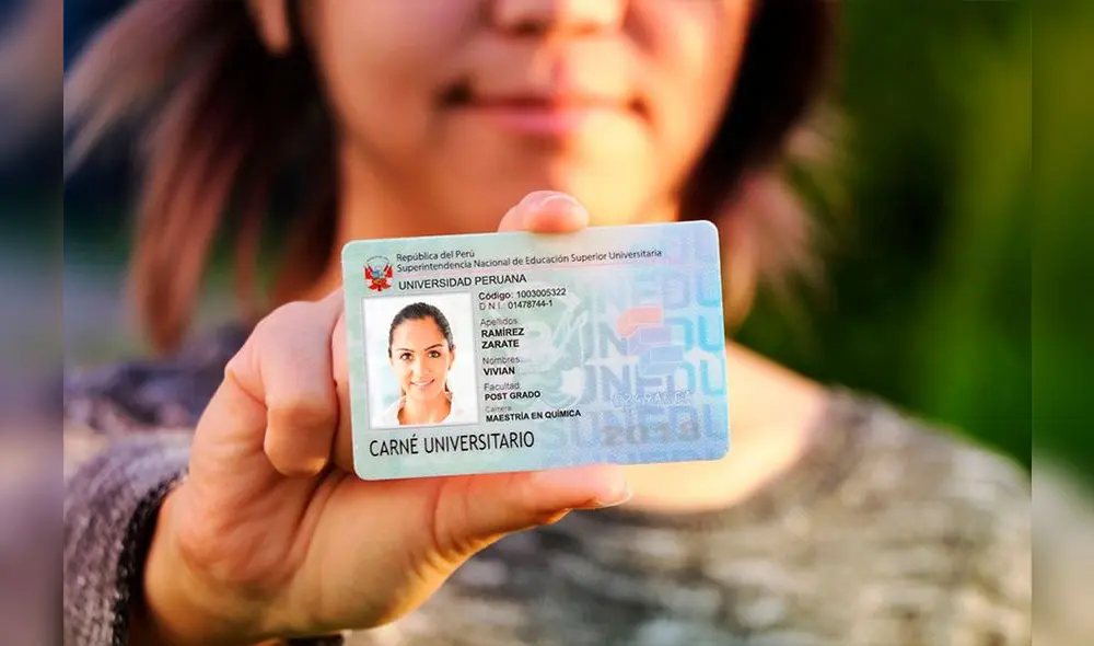 El carnet universitario tiene vigencia de un año. Foto: Andina.