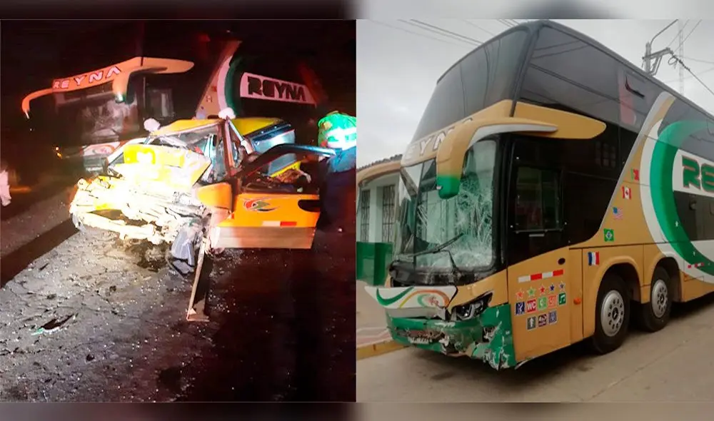 choque contra bus reyna