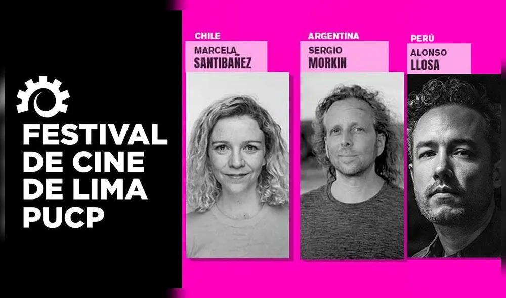 Todas las charlas virtuales en el Festival de cine de Lima. Créditos: composición/ Festival de cine de Lima