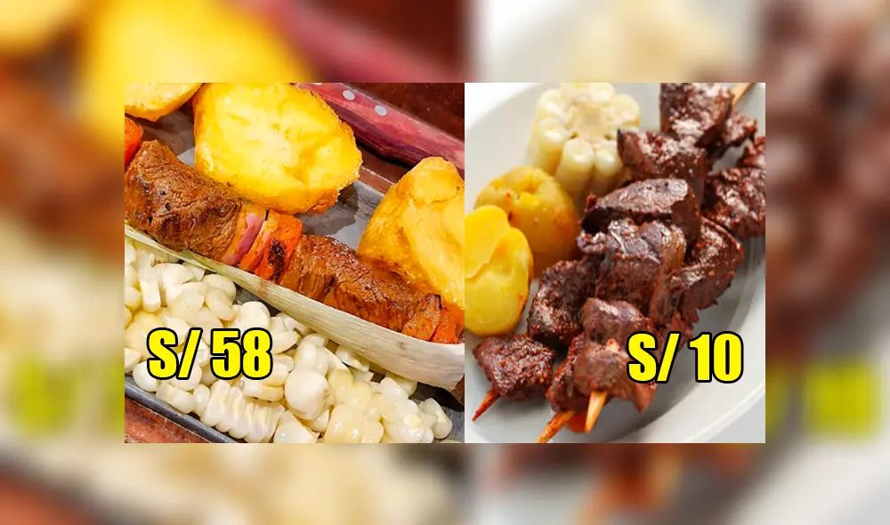 YouTube viral: comparan sabor de ‘anticucho’ de S/58 con uno de S/10 y resultado sorprende a peruanos YouTube viral: comparan sabor de ‘anticucho’ de S/58 con uno de S/10 y resultado sorprende a peruanos