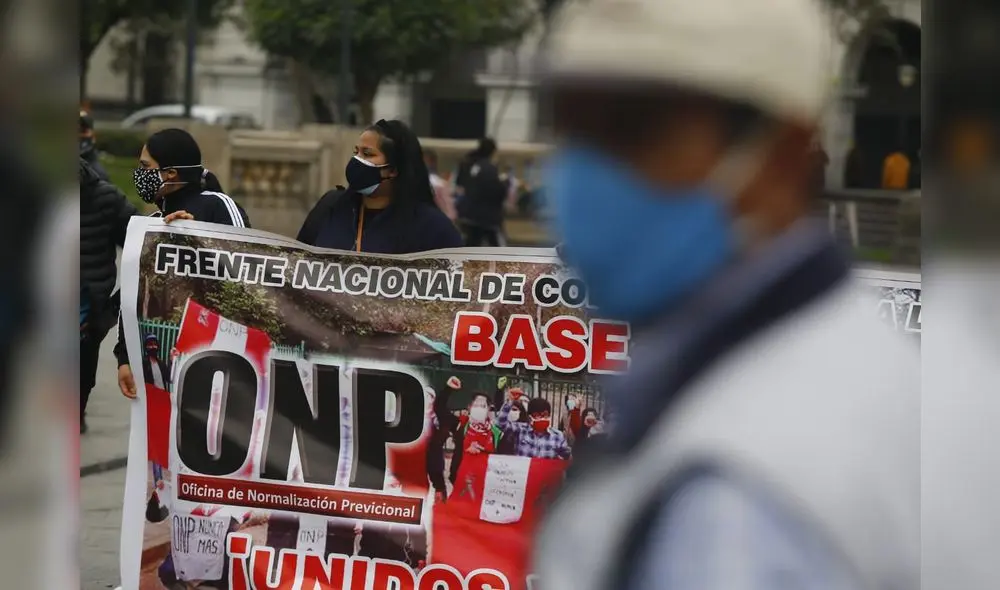 Manifestantes se congregaron en el Centro de Lima. Foto: Félix Contreras Manifestantes se congregaron en el Centro de Lima. Foto: Félix Contreras