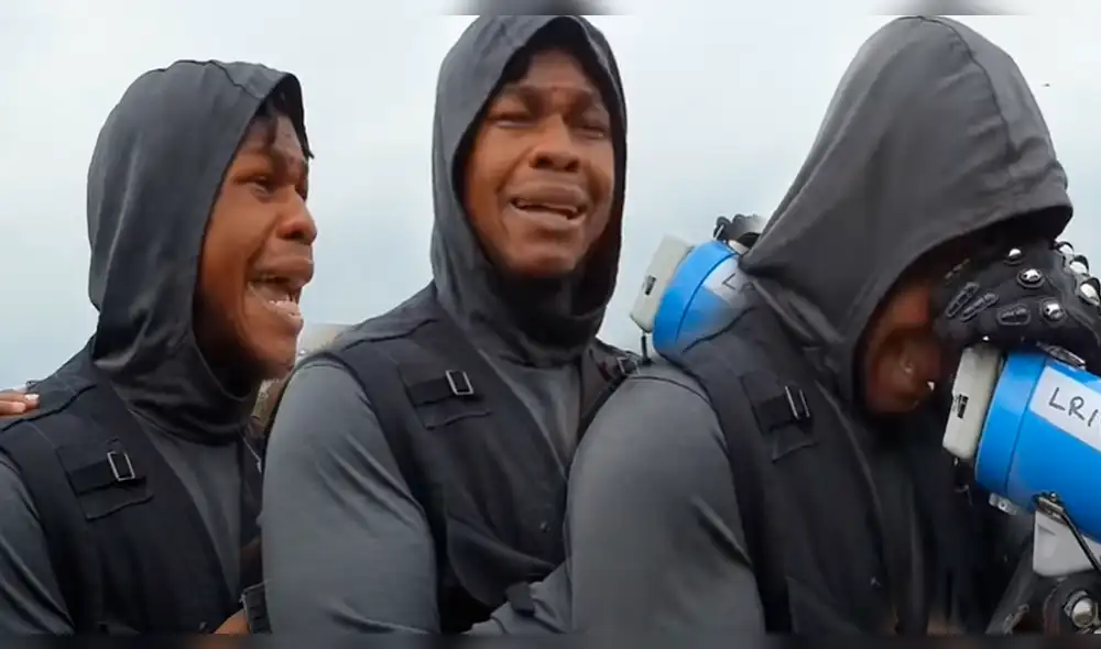 John Boyega, actor de Star Wars, rompe en llanto en plena manifestación en contra el racismo en Londres