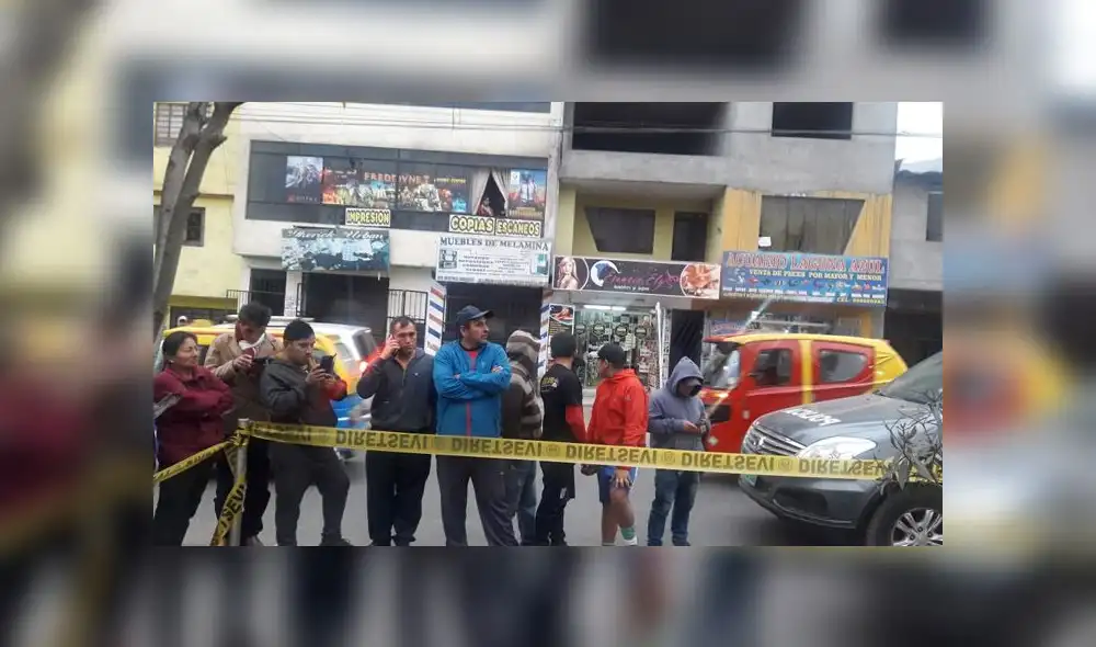 Testigos contaron que el crimen se produjo luego de pelea verbal entre víctima y su amigo. (Foto: Difusión)