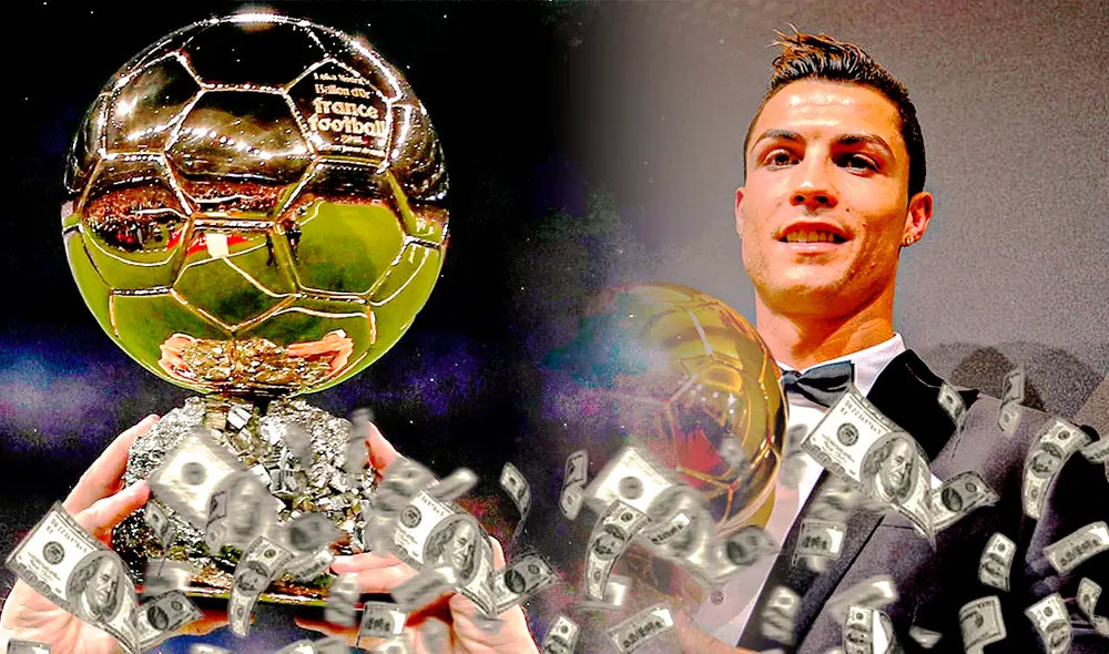 Conoce qué pasó con el Balón de Oro de CR7 y quién lo compró. Foto: Composición LR / Sporting News / France Football